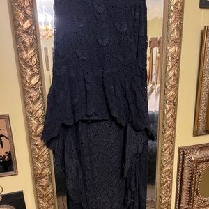 Nightcap high low skirt